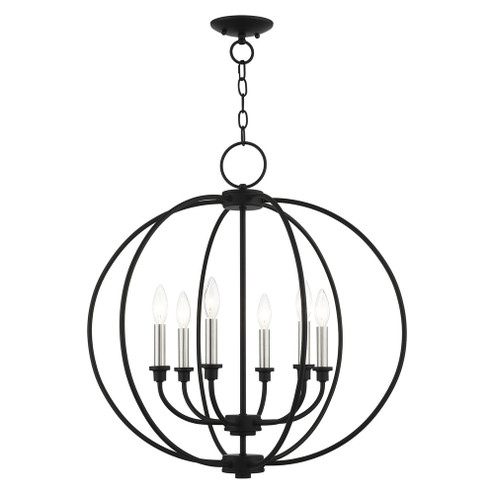 6 Lt Black Chandelier (108|4666-04)