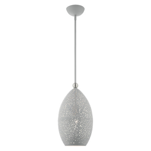 1 Lt Nordic Gray Pendant (108|49182-80)