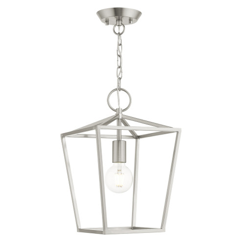 1 Lt Brushed Nickel Convertible Lantern (108|49432-91)