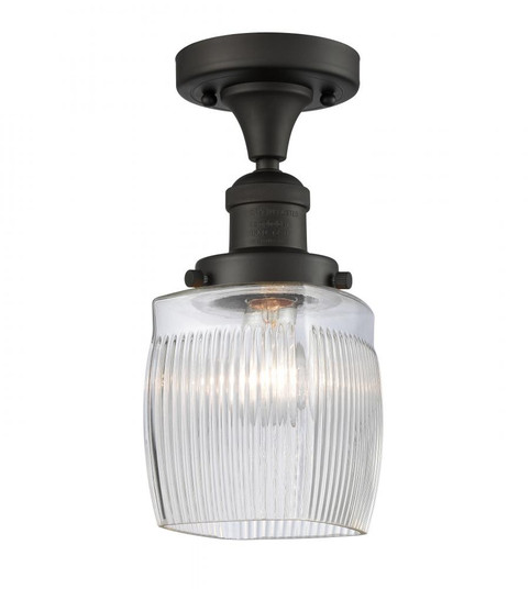 Colton - 1 Light - 6 inch - Oil Rubbed Bronze - Semi-Flush Mount (3442|517-1CH-OB-G302-LED)