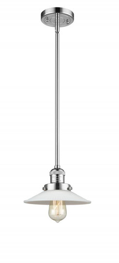 Halophane - 1 Light - 9 inch - Polished Chrome - Stem Hung - Mini Pendant (3442|201S-PC-G1-LED)