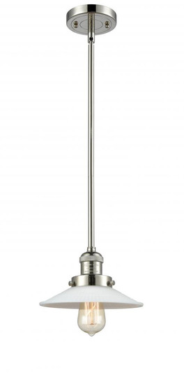 Halophane - 1 Light - 9 inch - Polished Nickel - Stem Hung - Mini Pendant (3442|201S-PN-G1)