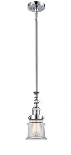 Canton - 1 Light - 5 inch - Polished Chrome - Stem Hung - Adjustable Mini Pendant (3442|206-PC-G182S-LED)