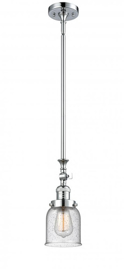 Bell - 1 Light - 5 inch - Polished Chrome - Stem Hung - Adjustable Mini Pendant (3442|206-PC-G54-LED)