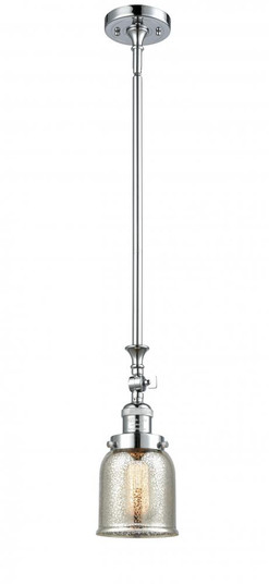 Bell - 1 Light - 5 inch - Polished Chrome - Stem Hung - Adjustable Mini Pendant (3442|206-PC-G58-LED)