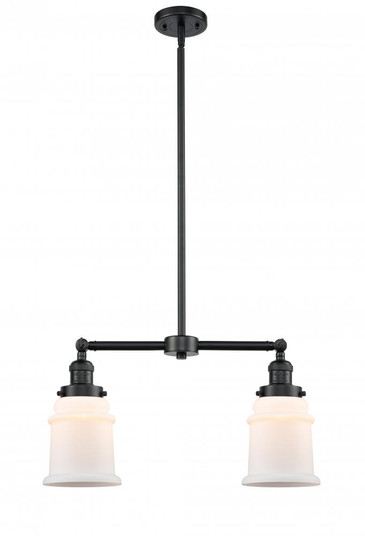 Canton - 2 Light - 21 inch - Oil Rubbed Bronze - Stem Hung - Adjustable Island Light (3442|209-OB-G181-LED)