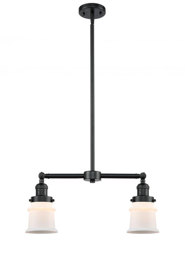 Canton - 2 Light - 21 inch - Oil Rubbed Bronze - Stem Hung - Adjustable Island Light (3442|209-OB-G181S-LED)