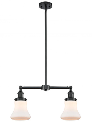 Bellmont - 2 Light - 21 inch - Oil Rubbed Bronze - Stem Hung - Adjustable Island Light (3442|209-OB-G191-LED)
