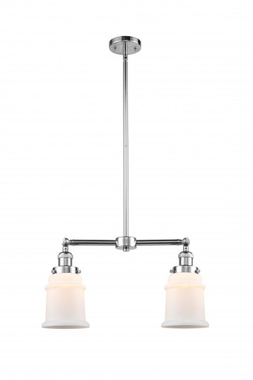 Canton - 2 Light - 21 inch - Polished Chrome - Stem Hung - Adjustable Island Light (3442|209-PC-G181-LED)