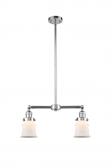 Canton - 2 Light - 21 inch - Polished Chrome - Stem Hung - Adjustable Island Light (3442|209-PC-G181S-LED)