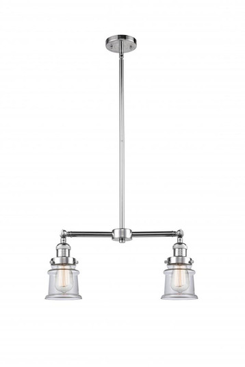 Canton - 2 Light - 21 inch - Polished Chrome - Stem Hung - Adjustable Island Light (3442|209-PC-G182S-LED)