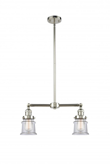 Canton - 2 Light - 21 inch - Polished Nickel - Stem Hung - Adjustable Island Light (3442|209-PN-G182S-LED)