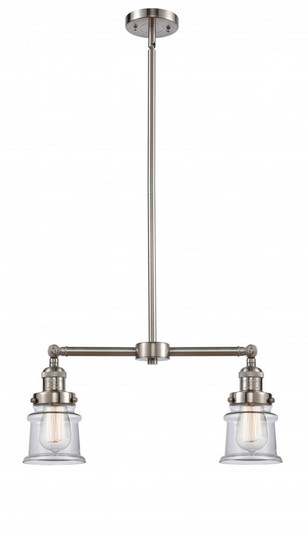 Canton - 2 Light - 21 inch - Brushed Satin Nickel - Stem Hung - Adjustable Island Light (3442|209-SN-G182S)