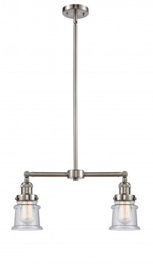 Canton - 2 Light - 21 inch - Brushed Satin Nickel - Stem Hung - Adjustable Island Light (3442|209-SN-G184S)