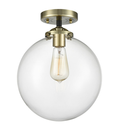 Beacon - 1 Light - 10 inch - Black Antique Brass - Semi-Flush Mount (3442|284-1C-BAB-G202-10)