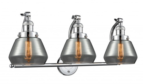 Fulton - 3 Light - 28 inch - Polished Chrome - Adjustable Bath Vanity Light (3442|515-3W-PC-G173-LED)