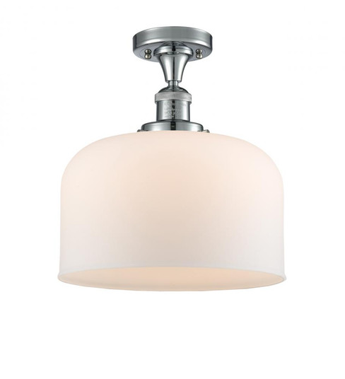 Bell - 1 Light - 12 inch - Polished Chrome - Semi-Flush Mount (3442|517-1CH-PC-G71-L)