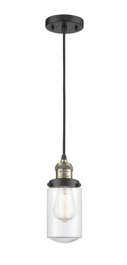 Dover - 1 Light - 5 inch - Black Antique Brass - Cord hung - Mini Pendant (3442|201C-BAB-G312)