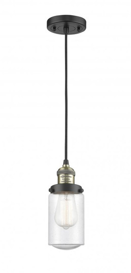 Dover - 1 Light - 5 inch - Black Antique Brass - Cord hung - Mini Pendant (3442|201C-BAB-G314-LED)