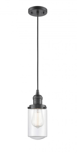 Dover - 1 Light - 5 inch - Oil Rubbed Bronze - Cord hung - Mini Pendant (3442|201C-OB-G312)