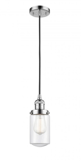 Dover - 1 Light - 5 inch - Polished Chrome - Cord hung - Mini Pendant (3442|201C-PC-G312)