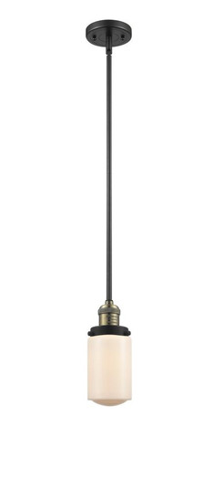 Dover - 1 Light - 5 inch - Black Antique Brass - Stem Hung - Mini Pendant (3442|201S-BAB-G311)