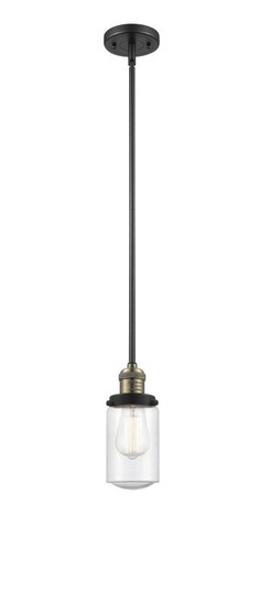Dover - 1 Light - 5 inch - Black Antique Brass - Stem Hung - Mini Pendant (3442|201S-BAB-G314-LED)