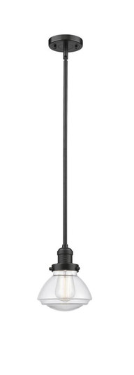 Olean - 1 Light - 7 inch - Oil Rubbed Bronze - Stem Hung - Mini Pendant (3442|201S-OB-G322)