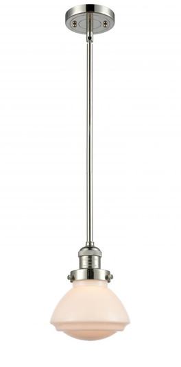 Olean - 1 Light - 7 inch - Polished Nickel - Stem Hung - Mini Pendant (3442|201S-PN-G321)