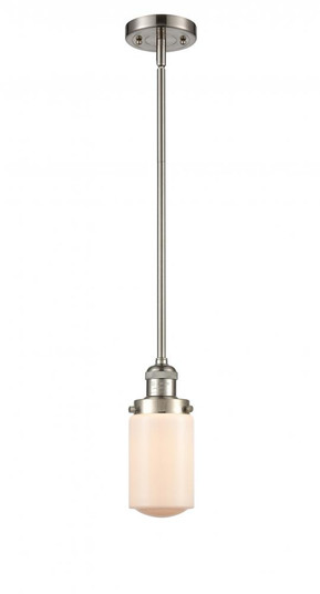 Dover - 1 Light - 5 inch - Brushed Satin Nickel - Stem Hung - Mini Pendant (3442|201S-SN-G311)