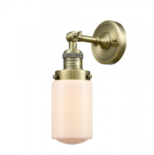 Dover - 1 Light - 5 inch - Antique Brass - Adjustable Sconce (3442|203-AB-G311-LED)