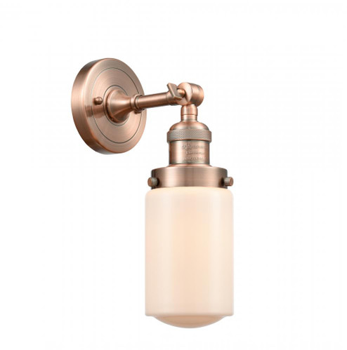 Dover - 1 Light - 5 inch - Antique Copper - Adjustable Sconce (3442|203-AC-G311)