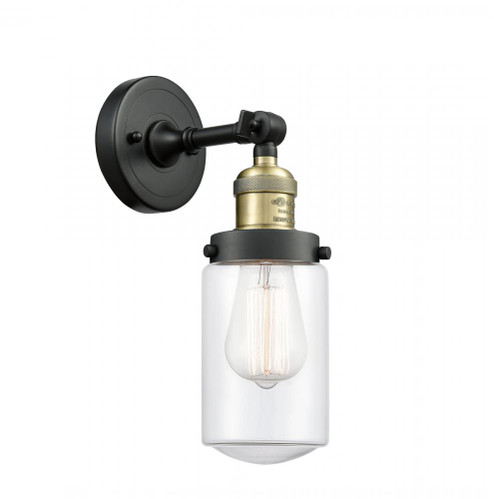 Dover - 1 Light - 5 inch - Black Antique Brass - Adjustable Sconce (3442|203-BAB-G312-LED)