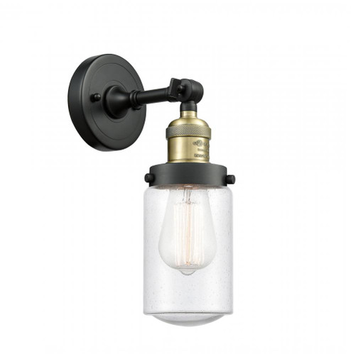 Dover - 1 Light - 5 inch - Black Antique Brass - Adjustable Sconce (3442|203-BAB-G314-LED)