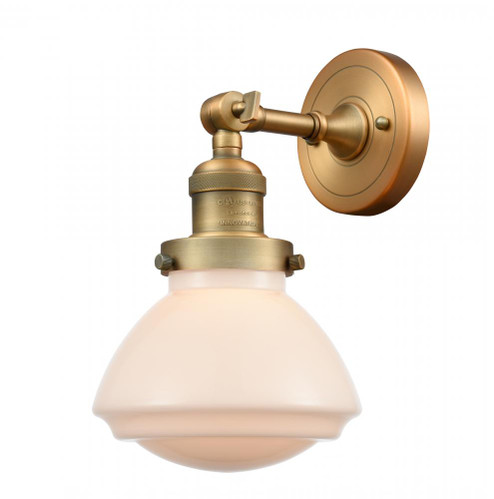 Olean - 1 Light - 7 inch - Brushed Brass - Adjustable Sconce (3442|203-BB-G321-LED)