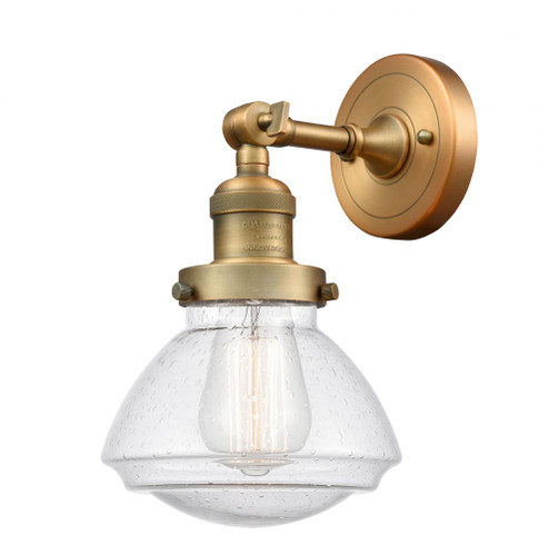 Olean - 1 Light - 7 inch - Brushed Brass - Adjustable Sconce (3442|203-BB-G324)