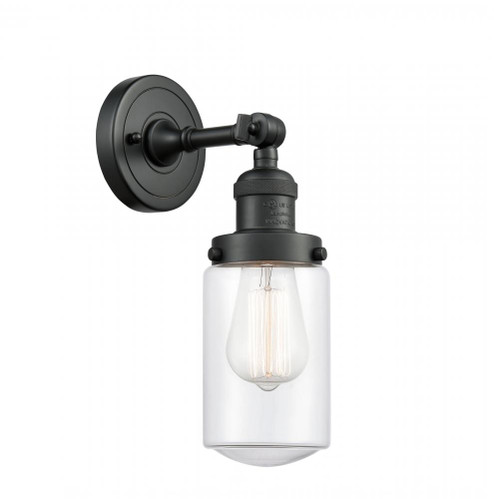 Dover - 1 Light - 5 inch - Matte Black - Adjustable Sconce (3442|203-BK-G312)