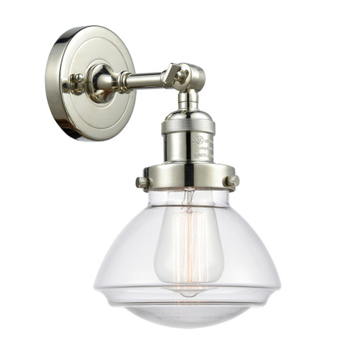 Olean - 1 Light - 7 inch - Polished Nickel - Sconce (3442|203-PN-G322-LED)