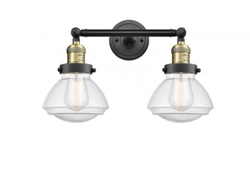 Olean - 2 Light - 17 inch - Black Antique Brass - Adjustable Bath Vanity Light (3442|208-BAB-G324)