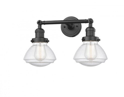 Olean - 2 Light - 17 inch - Oil Rubbed Bronze - Adjustable Bath Vanity Light (3442|208-OB-G324)