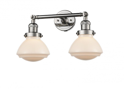 Olean - 2 Light - 17 inch - Polished Nickel - Adjustable Bath Vanity Light (3442|208-PN-G321-LED)