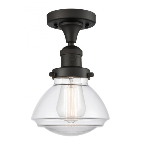 Olean - 1 Light - 7 inch - Oil Rubbed Bronze - Semi-Flush Mount (3442|517-1CH-OB-G322)