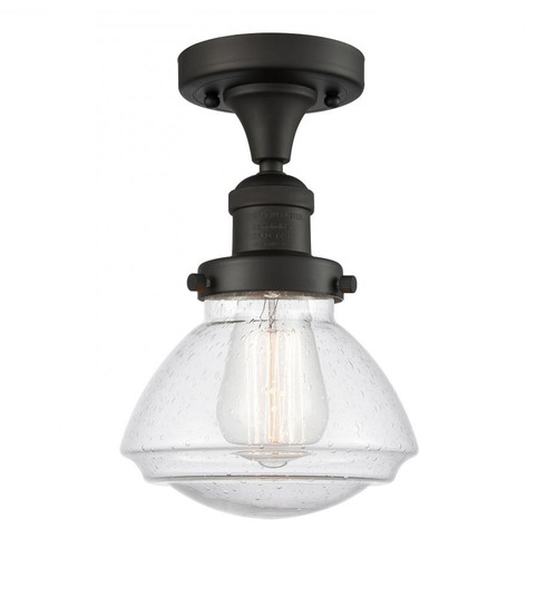 Olean - 1 Light - 7 inch - Oil Rubbed Bronze - Semi-Flush Mount (3442|517-1CH-OB-G324)