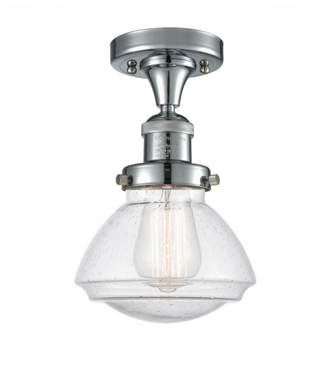 Olean - 1 Light - 7 inch - Polished Chrome - Semi-Flush Mount (3442|517-1CH-PC-G324)