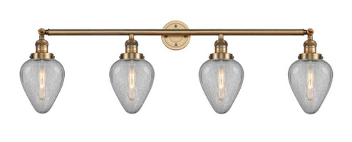 Geneseo - 4 Light - 43 inch - Brushed Brass - Adjustable Bath Vanity Light (3442|215-BB-G165-LED)
