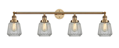 Chatham - 4 Light - 42 inch - Brushed Brass - Adjustable Bath Vanity Light (3442|215-BB-G142)