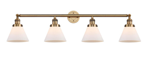 Cone - 4 Light - 44 inch - Brushed Brass - Adjustable Bath Vanity Light (3442|215-BB-G41)