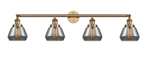 Fulton - 4 Light - 43 inch - Brushed Brass - Adjustable Bath Vanity Light (3442|215-BB-G173-LED)