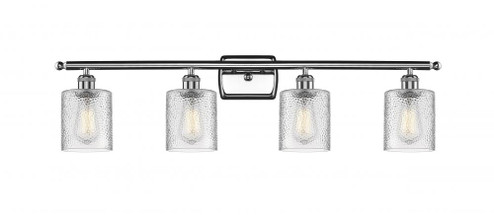 Cobbleskill - 4 Light - 35 inch - Polished Chrome - Bath Vanity Light (3442|516-4W-PC-G112-LED)