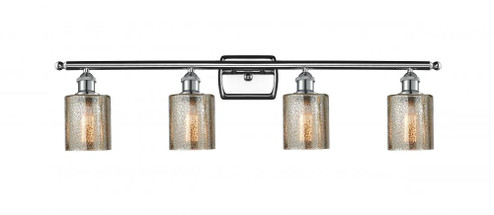 Cobbleskill - 4 Light - 35 inch - Polished Chrome - Bath Vanity Light (3442|516-4W-PC-G116-LED)